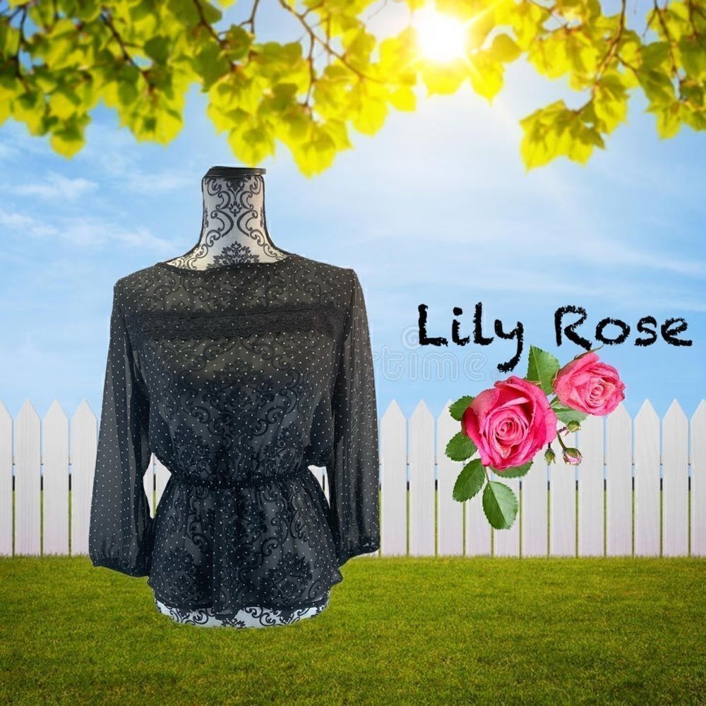 Lily rose black polkadot cinched waist - Picture 12 of 12